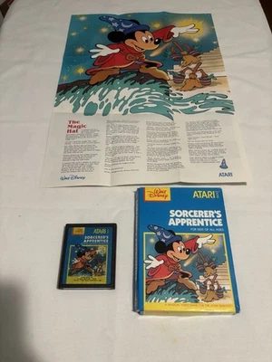 Atari 2600 Walt Disney Sorcerer’s Apprentice Cartridge, Box and Instructions - Image 1 of 4