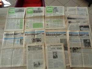 Konvolut Zeitungen und Einzelseiten - Ostfriesische Nachrichten - Land Report - Bild 1 von 7