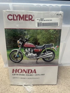NEW SEALED 1979-1982 Honda CB750 CB 750 C K F Four CLYMER REPAIR MANUAL M337 - Foto 1 di 2