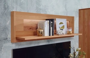 Wandregal inkl.Beleuchtung 163cm Massivholz Kernbuche geölt NEU OVP!!! - Bild 1 von 5
