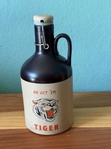 Paper Destiny Steinzeug Growler Go Get ’Em Tiger Keramik Krug Flasche 9x4” - Bild 1 von 7