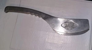 Vintage KOCH Butchers Supply Fleisch Knochen SÄGE Hackbeil Messer Schweine Splitter KCMO USA - Bild 1 von 8