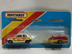Matchbox TP-106 Renault 5 & bikes Trailer Diecast - Picture 1 of 2