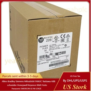 22B-D6P0N104 AB PowerFlex 40- 2.2 KW (3 HP) AC Drive Fast Shipping 22BD6P0N104GQ - Picture 1 of 6