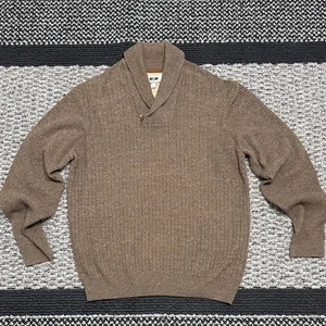 Joseph Abboud Wool Sweater Mens XL NWT Classic Button Neck Knit Preppy Casual - Picture 1 of 5