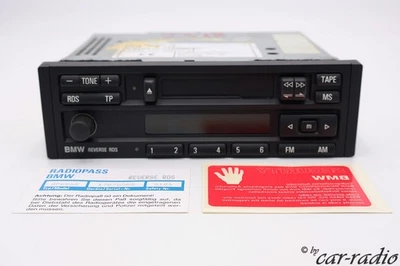 Original BMW Reverse RDS BP6262 Radio 65128375665 für E21 E24 E30 E34 E36 Z3 189 - Bild 1 von 4
