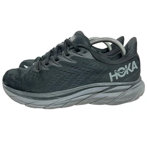HOKA One One Clifton 8 Black Black Mens Running Walking Gym Shoes Size US 10 D - Picture 1 of 10