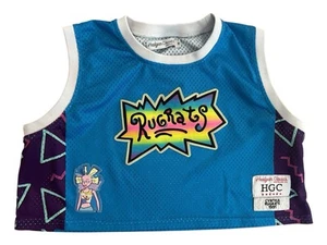 Headgear Classics Nickelodeon Rugrats Cynthia Doll Blue Cropped Jersey Sz M - Picture 1 of 10