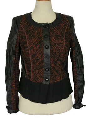 BIBA Crashblazer Blazer Jacke Jacket Gr.38 braun-schwarz - Bild 1 von 4