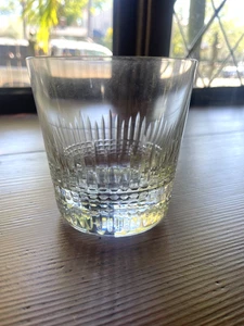 Baccarat Nancy Crystal Old Fashioned Glass 3.75" France Signed - Picture 1 of 7