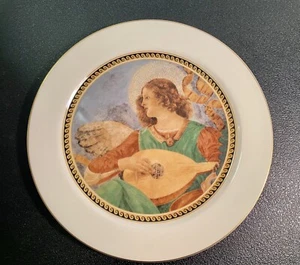 Pickard Porcelain Plate – Renaissance Angel, Hand-Decorated, Gold Trim, 10 3/4” - Picture 1 of 7