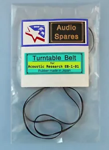 Turntable Belt for Acoustic Research EB-1-01 50HZ Turntable - Bild 1 von 5