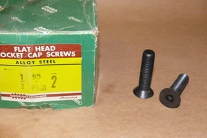 20 1/2-13 x 2" FHSCS- Flat Head Socket Cap Screws ALLOY STEEL MADE IN USA - Picture 1 of 3