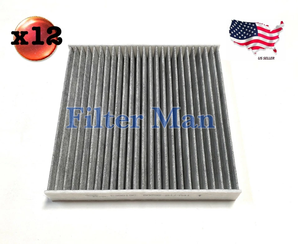 ★ Filtro de aire de cabina elemento de carbono x12 para 13-21 ILX 03-21 Accord 05-17 Odyssey Foto 1 de 1