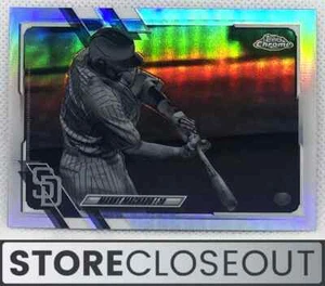 2021 Topps Chrome #148 Manny Machado Negative Refractor San Diego Padres - Picture 1 of 2