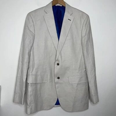 Blazer chaqueta abrigo deportivo Vineyard Vines para hombre 40L mezcla de lino Foto 1 de 4
