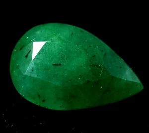 10.40 Ct Natural Green Emerald Zambian GGL Certified TOP Quality Treated Gem - Picture 1 of 5