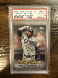 2019 Topps Chrome Update Fernando Tatis Jr #FBC15 PSA 10 Family Business