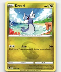 Pokemon Dratini 129/195 Silver Tempest NM/M - Picture 1 of 1
