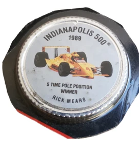 Indianapolis 500 1989 Rick Mears Coin NIP 5 Time Pole Position Winner (M5) - Picture 1 of 2