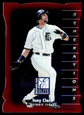 Tony Clark 1998 Donruss Elite #144    Aspirations   PR750 - Image 1 of 2