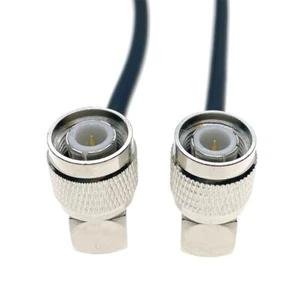 TNC Male Plug Right angle to TNC Male RA RF Connector pigtail RG58 Cable lot - Picture 1 of 7