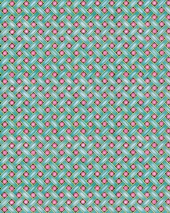 Allover Chintz Illusion Pattern 9 x 13.5 Inch Overglaze Ceramic Decal Sheet - Picture 1 of 2