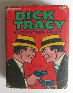 DICK TRACY ENCOUNTERS FACEY #2001 A BIG LITTLE BOOK 1967 glue needed on spine - Picture 1 of 9