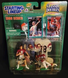 STARTING LINEUP CLASSIC DOUBLES FOOTBALL RICE / YOUNG * FREE SHIP * - Picture 1 of 1
