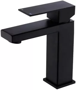 KES Black Bathroom Faucet L3156ALF-BK 2.2GPM New Open Box Free Shipping - Picture 1 of 8