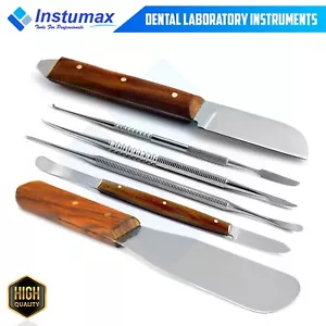Set laboratorio odontotecnico 6 pezzi gesso alginato cera modellismo intagliatori - Foto 1 di 7