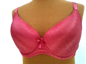 Women Underwire Bra 42C NEW Wine Red Lace Full Coverage UPC 04321365798 - Picture 1 of 8