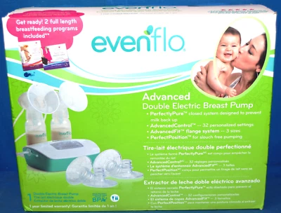 NEW Evenflo 2951 Deluxe Advanced Double Electric Breastpump - Image 1 of 4