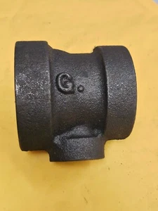 1-1/2" x 1-1/4" x 1/2" Cast Iron TEE Class 125 MADE IN USA-FACTORY NEW - Picture 1 of 8