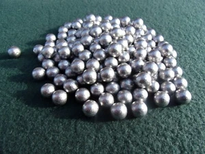 50 10mm approx round lead balls catapult slingshot ammo  - Picture 1 of 3