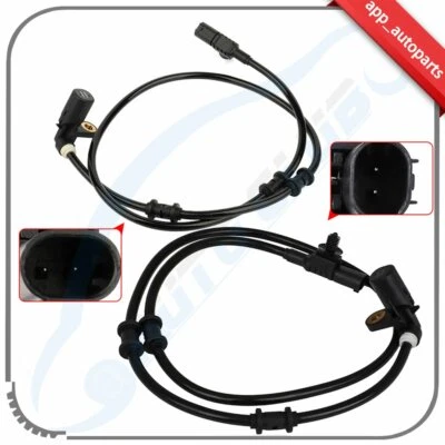 2 X Front ABS Wheel Speed Sensor Fits 1998 1999-2003 Fits Mercedes-Benz ML320 Foto 1 de 4