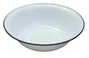 Lavabo 30 cm Falcon Esmalte Lavabo Cuenco Grande Blanco Faench De Colección - Imagen 1 de 1