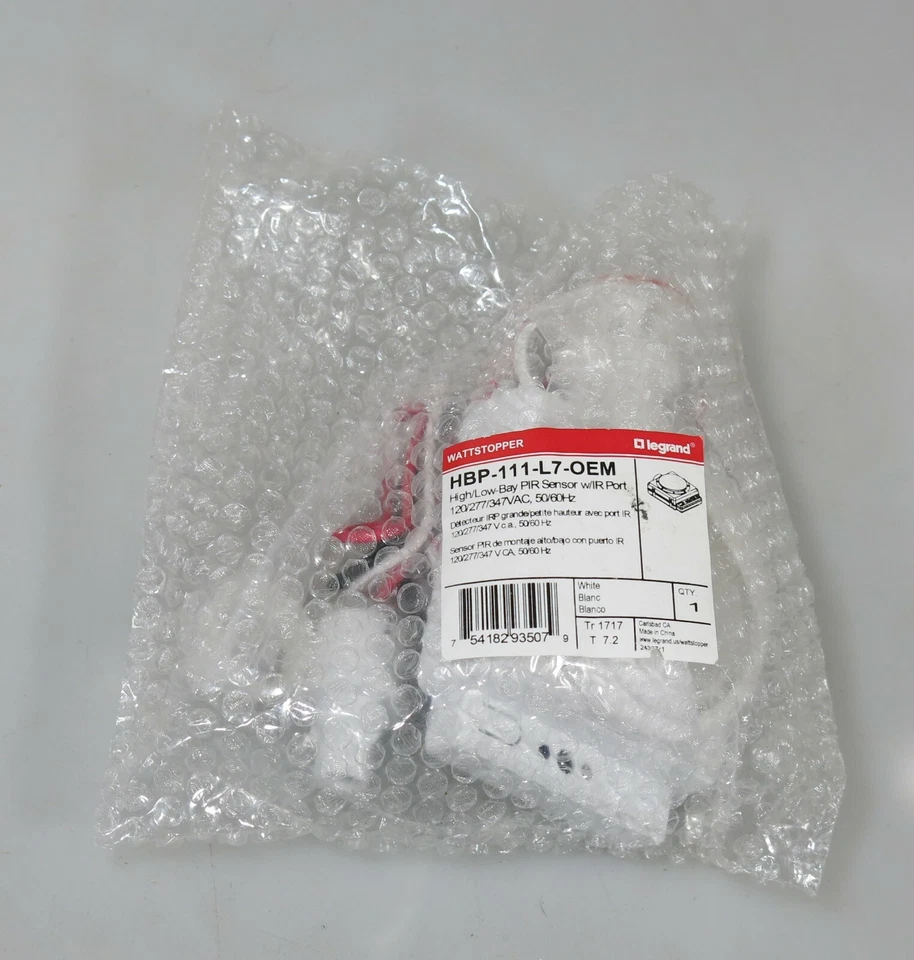 Wattstopper Legrand High/Low Bay PIR Occupancy Sensor White HBP-111-L7-OEM
