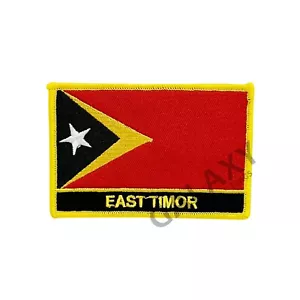 East Timor Patch / East Timor Flag / Iron On - Picture 1 of 1