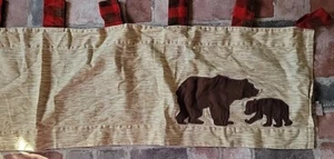 NEW Trend Lab Northwoods Bear 56x14 Window Valance - Picture 1 of 5