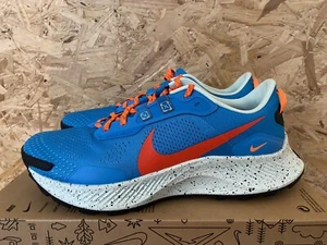 Nike Pegasus Trail 3 UK 8 EU 42.5 blu laser trail running DA869 7400 - Foto 1 di 9