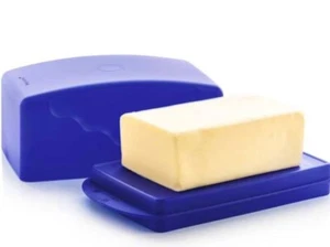 Tupperware Butterdose Impressionen 1 Pfund Königsblau Käsebehälter Neu - Bild 1 von 5