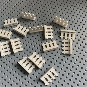 Lego White Fence 1 x 4 x 2 Paled (Picket) lot of 15 used pieces part 33303 - Picture 1 of 5