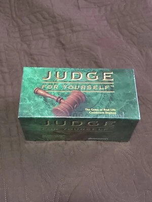 Judge For Yourself The Game Of Real Life Courtroom Dramas Pressman 1996 New - Image 1 of 4