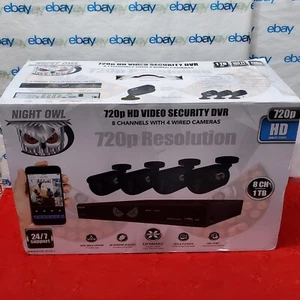 Night Owl 8 Channel Security Camera System 720P AHD DVR 4 indoor/outdoor HD 720p - Picture 1 of 16