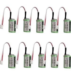 10X para Batería PLC OMRON CJ1W-BAT01/CP1W-BAT01 CP1H CP1L SANYO CR14250SE (3V) - Imagen 1 de 6