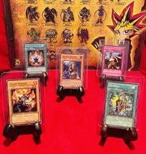 Yugioh 1st Edition 5-Card Lot (Amazon Archer, Flame Dancer, Magic, & Trap Cards)