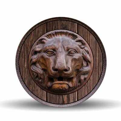 Wood Lion 17.75" Glass Lazy-Susan Turntable - Image 1 of 4