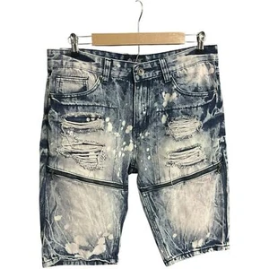 Road Narrows Jeansshorts Distressed Herren Größe 34 - Bild 1 von 3