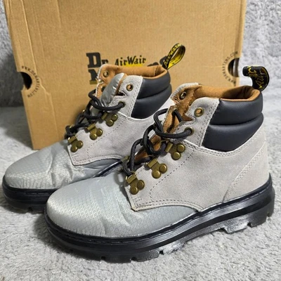 Dr Martens Rakim Utility Chukka XTough Gray Lace Up Ankle Boots M5 Womens 7 NEW - Image 1 of 4